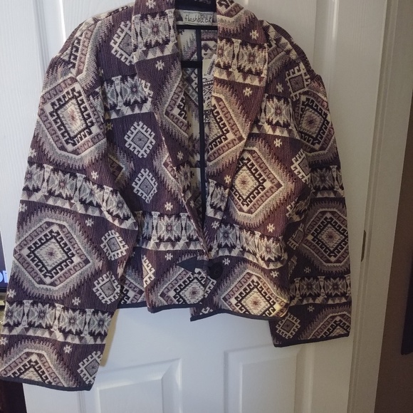 Tapestry Jacket Sz L by Flashback NWT - Picture 1 of 3